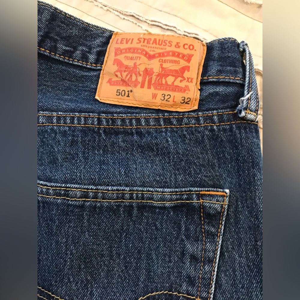 Levi 501 jeans.  EUC…nicely broken in